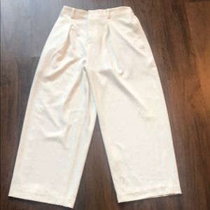 White/off-white culottes